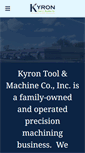 Mobile Screenshot of kyrontool.com